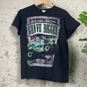 Grave Digger Monster Truck Jam Y2K Small Tee